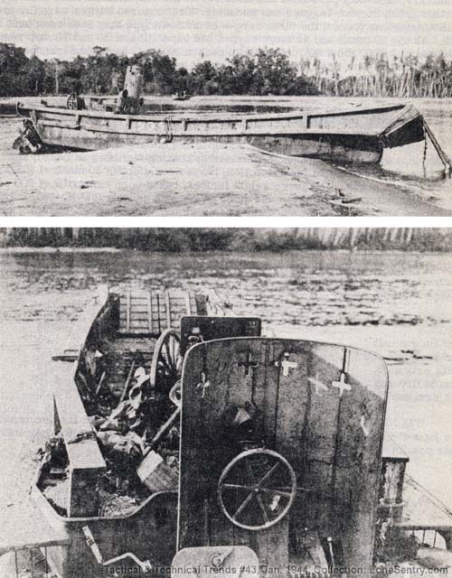 [Japanese Landing Craft and Barges, World War II]