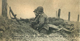 [101st Airborne Division: Machine gun position]