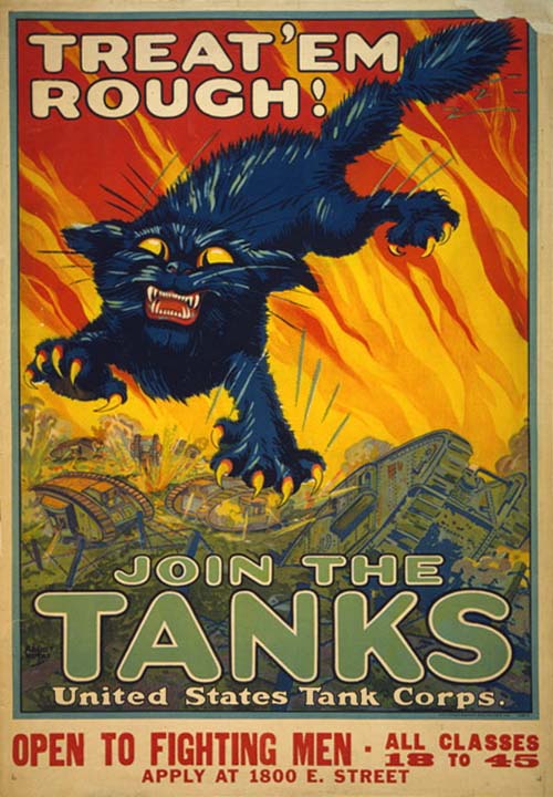 Join the Tanks - WW1 Poster