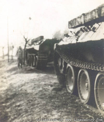 [Two German Bergepanther]